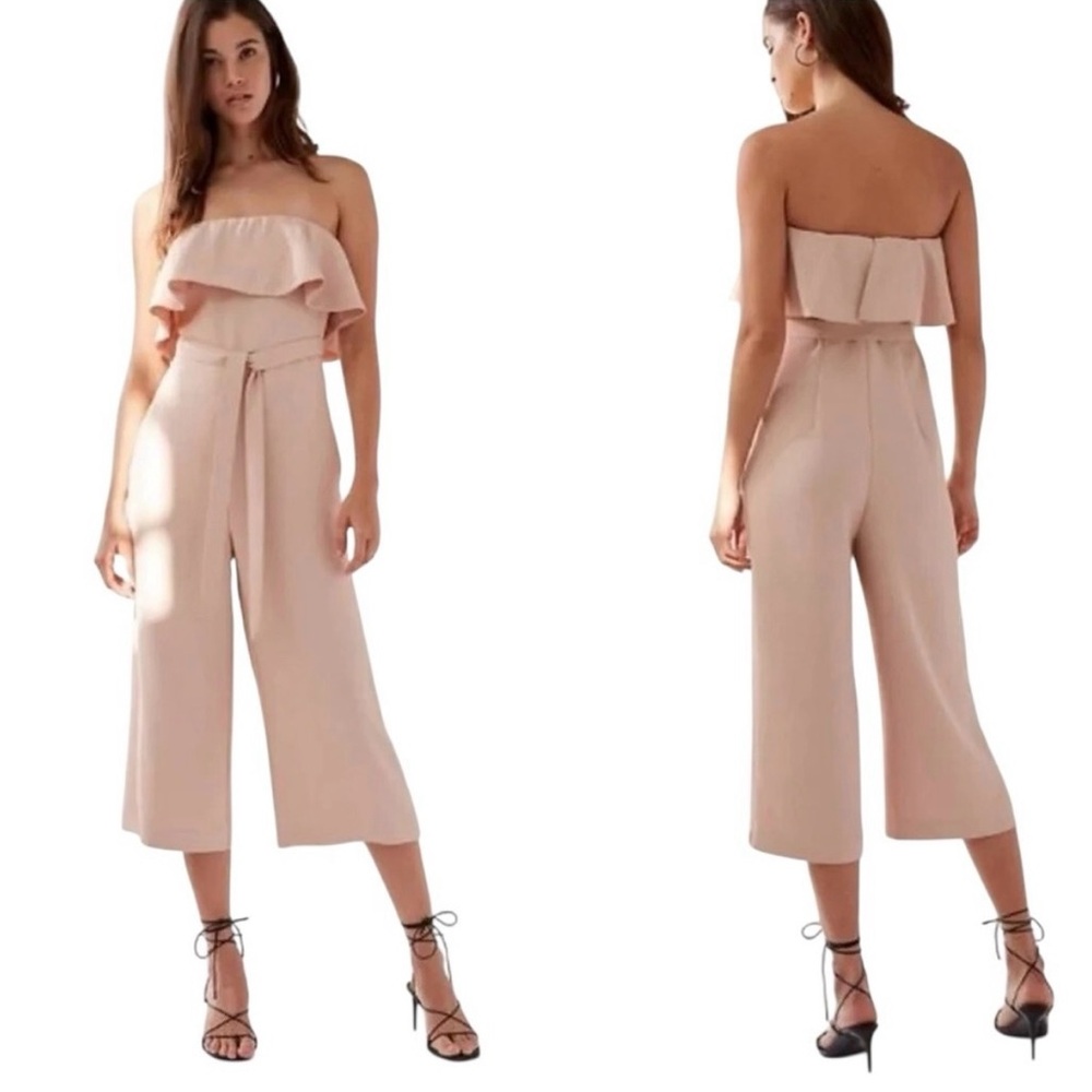 Aritzia Babaton Flutter Strapless Jumpsuit - Size 10
